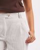 ASOS DESIGN ASOS DESIGN slim leg pants in cord in cream-White - 4