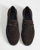 ASOS DESIGN ASOS DESIGN slim loafers with knotted snaffle in brown suede - 3