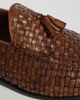 ASOS DESIGN ASOS DESIGN slim loafers with tassel in brown leather weave - 3