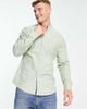 ASOS DESIGN ASOS DESIGN slim oxford shirt in green yarn dye - 1