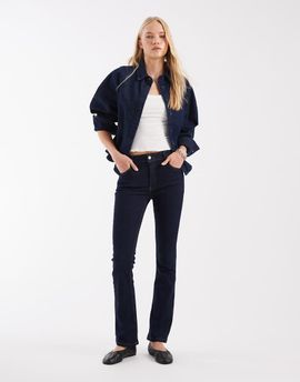 ASOS DESIGN ASOS DESIGN slim pencil heel jeans in rinse wash-Navy
