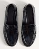 ASOS DESIGN ASOS DESIGN slim penny loafer with ruching in black - 2