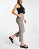 ASOS DESIGN ASOS DESIGN slim skim cigarette pant in multi check - 4