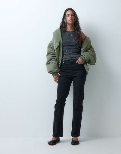 ASOS DESIGN ASOS DESIGN slim straight leg jeans in black