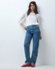 ASOS DESIGN ASOS DESIGN slim straight leg jeans in mid wash blue - 1