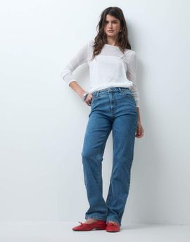 ASOS DESIGN ASOS DESIGN slim straight leg jeans in mid wash blue
