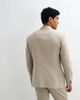 ASOS DESIGN ASOS DESIGN slim suit jacket in beige wool blend tweed-Neutral - 3