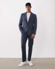 ASOS DESIGN ASOS DESIGN slim suit jacket in navy wool blend tweed - 2