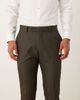 ASOS DESIGN ASOS DESIGN slim suit pants in brown microtexture-Green - 4