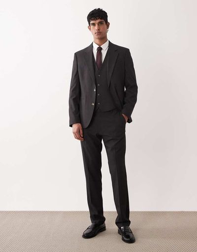 ASOS DESIGN ASOS DESIGN slim suit pants in mid gray