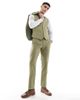 ASOS DESIGN ASOS DESIGN slim suit pants in olive green - 1