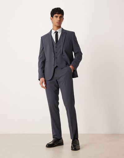 ASOS DESIGN ASOS DESIGN slim suit trouser in navy