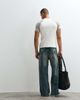 ASOS DESIGN ASOS DESIGN slim t-shirt with Albany Athletics graphic in cream-White - 3