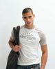 ASOS DESIGN ASOS DESIGN slim t-shirt with Albany Athletics graphic in cream-White - 4