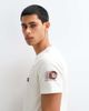 ASOS DESIGN ASOS DESIGN slim t-shirt with football graphic in cream-WHITE - 2