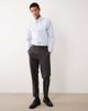 ASOS DESIGN ASOS DESIGN slim textured dress shirt with double cuffs in light blue - 2