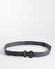 ASOS DESIGN ASOS DESIGN slim utility webbing belt with utility buckle in dark gray - 1