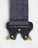 ASOS DESIGN ASOS DESIGN slim utility webbing belt with utility buckle in dark gray - 3
