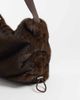 ASOS DESIGN ASOS DESIGN sling crossbody bag in chocolate fur-Brown - 2