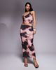 ASOS DESIGN ASOS DESIGN slinky midi skirt in abstract print - part of a set-Multi - 1