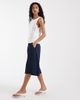 ASOS DESIGN ASOS DESIGN slinky twill tailored Bermuda shorts in navy - 2