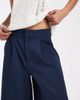 ASOS DESIGN ASOS DESIGN slinky twill tailored Bermuda shorts in navy - 4