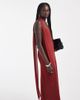 ASOS DESIGN ASOS DESIGN slip midi dress with scarf in rust-Multi - 1