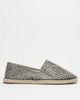 ASOS DESIGN ASOS DESIGN slip on espadrilles in black and white weave - 3