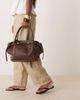 ASOS DESIGN ASOS DESIGN slouchy belted tote bag in chocolate-Brown - 1