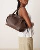 ASOS DESIGN ASOS DESIGN slouchy belted tote bag in chocolate-Brown - 3