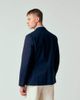 ASOS DESIGN ASOS DESIGN slouchy blazer in navy cotton twill - 4