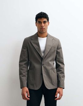 ASOS DESIGN ASOS DESIGN slouchy blazer in olive green cotton twill