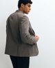 ASOS DESIGN ASOS DESIGN slouchy blazer in olive green cotton twill - 3