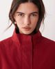 ASOS DESIGN ASOS DESIGN slouchy funnel neck utility jacket with cinched waist in red - 2