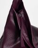 ASOS DESIGN ASOS DESIGN slouchy grainy scoop tote in burgundy-Red - 3