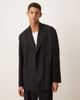 ASOS DESIGN ASOS DESIGN slouchy painter suit jacket in black twill - 1