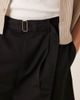 ASOS DESIGN ASOS DESIGN smart bermuda shorts with front pleat and belt detail in black - 2
