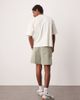 ASOS DESIGN ASOS DESIGN smart bermuda shorts with front pleat and belt detail in green - 3
