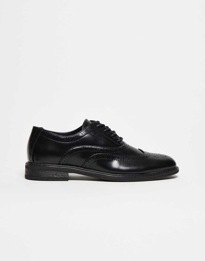 ASOS DESIGN ASOS DESIGN smart brogue shoes in black