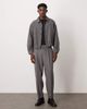 ASOS DESIGN ASOS DESIGN smart half elastic oversize tapered pants in gray melange - part of a set - 1