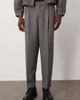 ASOS DESIGN ASOS DESIGN smart half elastic oversize tapered pants in gray melange - part of a set - 2
