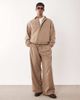 ASOS DESIGN ASOS DESIGN smart loose leg elastic waist pants in beige - part of a set-Neutral - 1