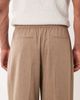 ASOS DESIGN ASOS DESIGN smart loose leg elastic waist pants in beige - part of a set-Neutral - 4