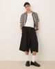 ASOS DESIGN ASOS DESIGN smart oversized bermuda pleated shorts with belt detail in black - 1