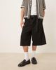 ASOS DESIGN ASOS DESIGN smart oversized bermuda pleated shorts with belt detail in black - 3