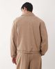 ASOS DESIGN ASOS DESIGN smart pleated blouson jacket in beige - part of a set-Neutral - 3