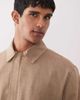 ASOS DESIGN ASOS DESIGN smart pleated blouson jacket in beige - part of a set-Neutral - 4
