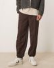 ASOS DESIGN ASOS DESIGN smart straight leg pants with part elastic waistband and cuff in brown-Gray - 1