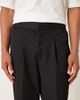 ASOS DESIGN ASOS DESIGN smart straight leg pants with part elastic waistband in black - 4