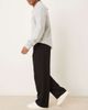 ASOS DESIGN ASOS DESIGN smart wide leg pants with back pocket detail in black - 3